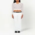 Miu Miu straight-leg trousers - White