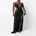 Philipp Plein embellished sleeveless maxi dress - Black