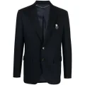 Billionaire chest-pocket fitted blazer - Black