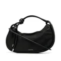 GANNI knotted top-handle bag - Black