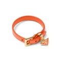 Prada Saffiano leather bracelet - Orange