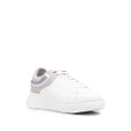 Emporio Armani embossed-logo low-top sneakers - White