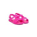 Mini Melissa cut-out double-strap sandals - Pink