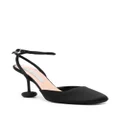 Stella McCartney 95 round-toe ankle-strap sandals - Black