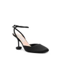 Stella McCartney 95 round-toe ankle-strap sandals - Black