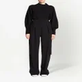 Proenza Schouler high waist crepe trousers - Black