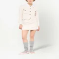 Miu Miu bouclé tweed mini skirt - Neutrals