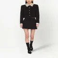 Miu Miu bouclé tweed mini skirt - Black