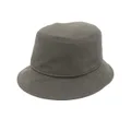 Borsalino logo-tag bucket hat - Green