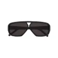 Saint Laurent tinted pilot-frame sunglasses - Black