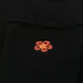 Kenzo floral-embroidered stretch-design socks - Black