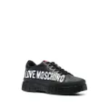 Love Moschino logo-print low-top sneakers - Black