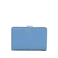 Smythson leather cardholder wallet - Blue
