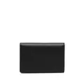 Smythson leather foldover wallet - Black