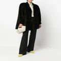 A.N.G.E.L.O. Vintage Cult 1980s faux-fur buttoned coat - Black
