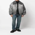 Juun.J zip-up bomber jacket - Grey