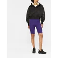 Dsquared2 high-waist logo-tape shorts - Purple