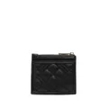 Love Moschino quilted zip-up cardholder - Black