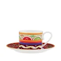 Dolce & Gabbana geometric-pattern porcelain espresso-set - Red