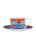 Dolce & Gabbana geometric-pattern porcelain espresso-set - Blue