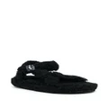 Arizona Love Trekky faux-fur sandals - Black
