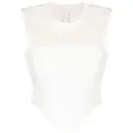 Dion Lee corset tank top - White