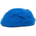 Comme Des Garçons Shirt logo-embroidered baker-boy cap - Blue