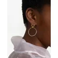 Monica Vinader Riva diamond earrings - Gold