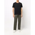 Paul Smith stripe-trim organic cotton T-shirt - Black