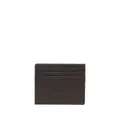 Diesel logo-plaque leather cardholder - Brown