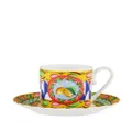 Dolce & Gabbana geometric-pattern porcelain espresso-set - Yellow