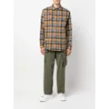 Dsquared2 embroidered-detail plaid-check print shirt - Brown