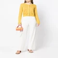 Paule Ka button-down knit cardigan - Yellow