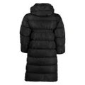Moncler zipped-up padded coat - Black