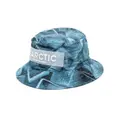 Emporio Armani graphic-print bucket hat - Blue