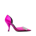 Sergio Rossi buckle-detail 95mm pumps - Pink