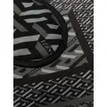 Versace La Greca-patterned travel set - Black