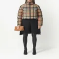 Burberry Vintage Check cropped puffer jacket - Brown
