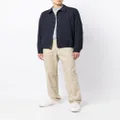 Paul Smith button-down bomber jacket - Blue