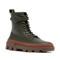 Moncler lug-sole ankle boots - Green