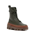 Moncler lug-sole ankle boots - Green