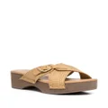 Ancient Greek Sandals Marilisa crosstrap clog sandals - Brown