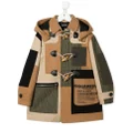 Dsquared2 Kids patchwork duffle coat - Brown
