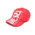 Diesel C-Ewan logo-print cap - Red