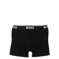 BOSS pack-of-three logo-waistband boxer briefs - Black