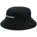 Etudes logo embroidered bucket hat - Black