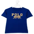 Ralph Lauren Kids logo-print short-sleeve T-shirt - Blue