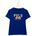 Ralph Lauren Kids logo-print short-sleeve T-shirt - Blue
