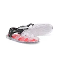 Mini Melissa x Disney buckle-fastening jelly shoes - White