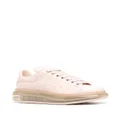 Alexander McQueen leather chunky-sole sneakers - Pink
